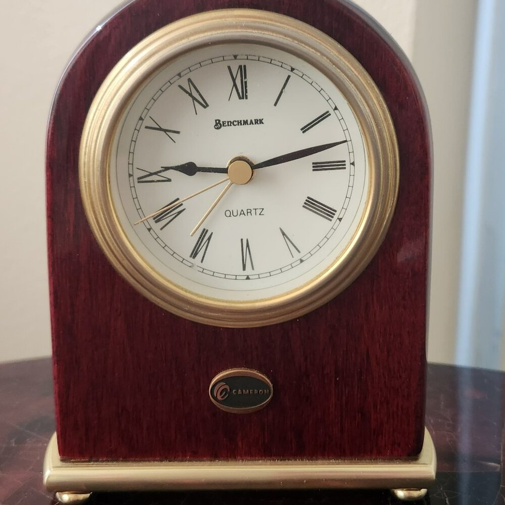 Rosewood Alarm Clock